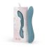 Bloom Rose - Rechargeable Silicone G-Spot Vibrator (Turquoise) 