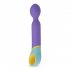 PMV20 Base Wand - Battery-Powered Massaging Vibrator (Purple) 