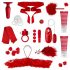 LoveBoxxx 14-Day Love - Lush Vibrator Set for Couples (Red) 