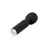 Easytoys Wonder Wand - Rechargeable Mini Massage Vibrator (Black) 