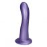 Ylva & Dite Kajsa - Suction Cup Ribbed Dildo (Metallic Purple)