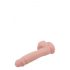 Mr. Dixx 7.6 - Suction Cup Dildo with Balls - Natural (7.7 inches) 