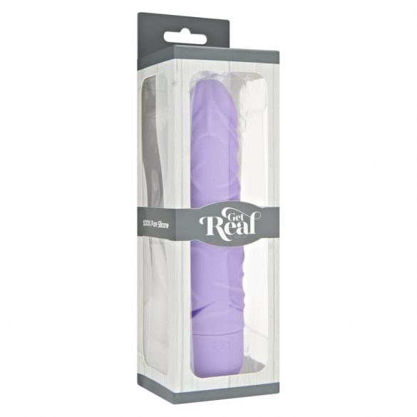 Classic Get Real - Realistic Silicone Vibrator (Purple) 