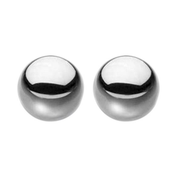 S&M - Separate Steel Ben Wa Balls (Silver) 