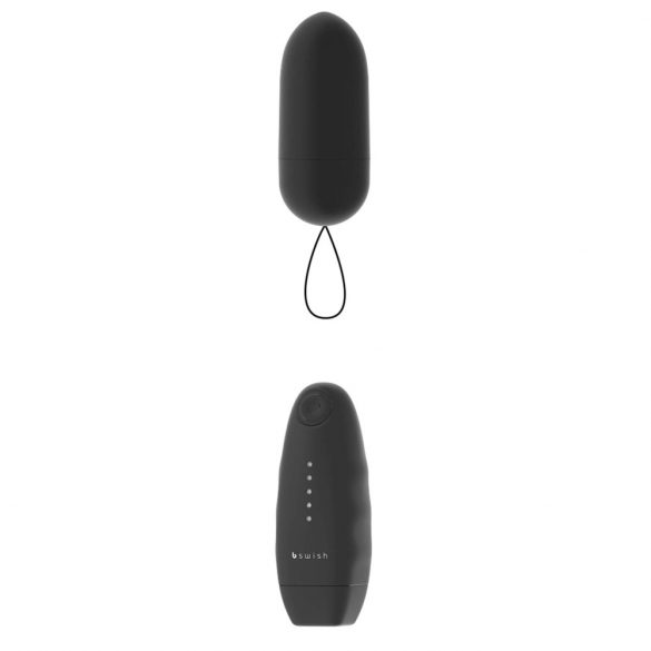 B SWISH - Radio-controlled Vibrating Egg (Black) 