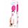 Bodywand Aqua Wand - Waterproof Massage Vibrator (White-Pink) 