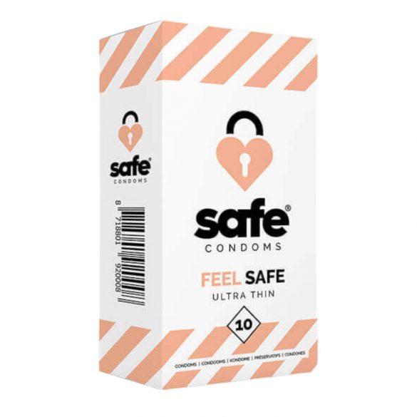 SAFE Feel Safe - Thin Condoms (10pcs) 