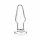 GLAS - Classic Glass Anal Dildo (Transparent) 