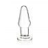 GLAS - Classic Glass Anal Dildo (Transparent) 