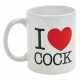 I Love Cock - Mug (Black) 