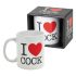 I Love Cock - Mug (Black) 