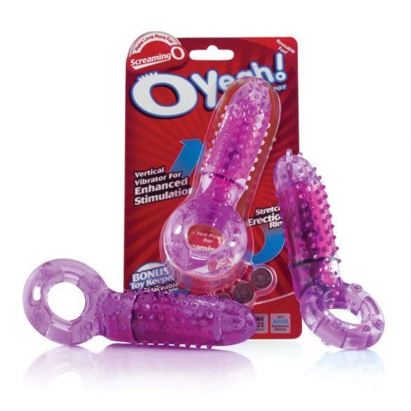 Screaming O Oyeah - Waterproof Vibrating Cock Ring (Purple) 