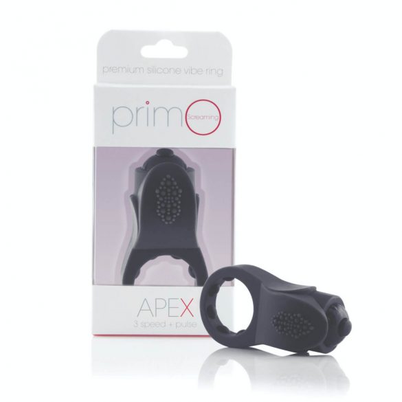 Screaming Primo - Vibrating Penis Ring (Black) 