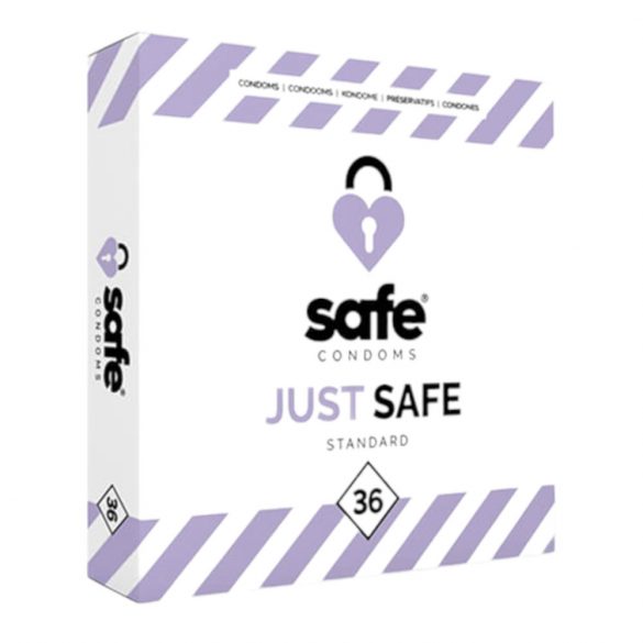 SAFE Just Safe - Standard Vanilla Condoms (36pcs) 