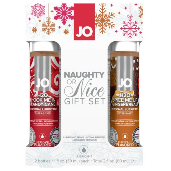 System JO Naughty - Spicy Holiday Water-Based Lubricant Set (2x30ml) 