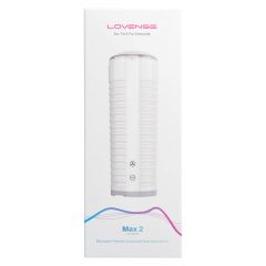 LOVENSE Max 2 - Rechargeable smart masturbator (white)