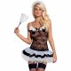 Obsessive Maid - French Maid Costume Set (5-Piece)  - L/XL