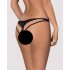 Obsessive Picantina - Black Double Strap Women's Panties 