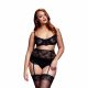 BACI Plus Size - Lace Lingerie Set - Black (XL-XXL) 