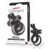 Screaming O Ohare - Rechargeable, Bunny, Vibrating Cock Ring (Black) 