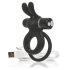 Screaming O Ohare - Rechargeable, Bunny, Vibrating Cock Ring (Black) 