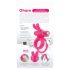 Screaming O Ohare - Rechargeable Rabbit Vibrating Cock Ring (Pink) 