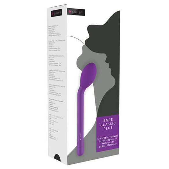 B SWISH Bgee Classic Plus - Waterproof G-spot Vibrator (Purple) 