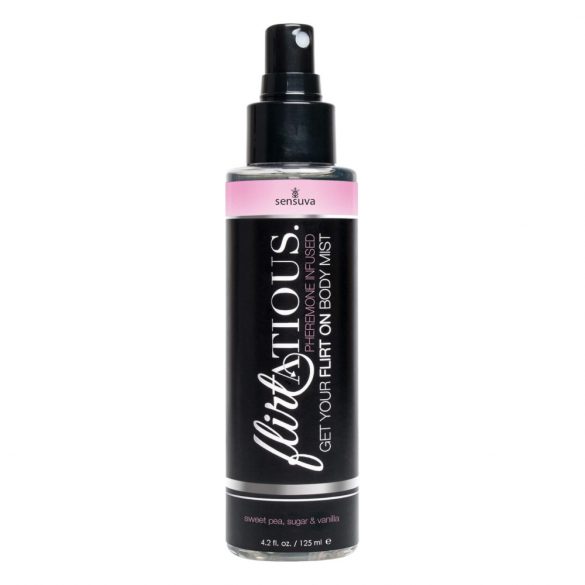 Sensuva Flirtatious - Pheromone Body Spray - Vanilla & Sweet Pea (125ml) 