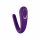 Satisfyer Double Classic - Waterproof Rechargeable Couple's Vibrator (Purple) 