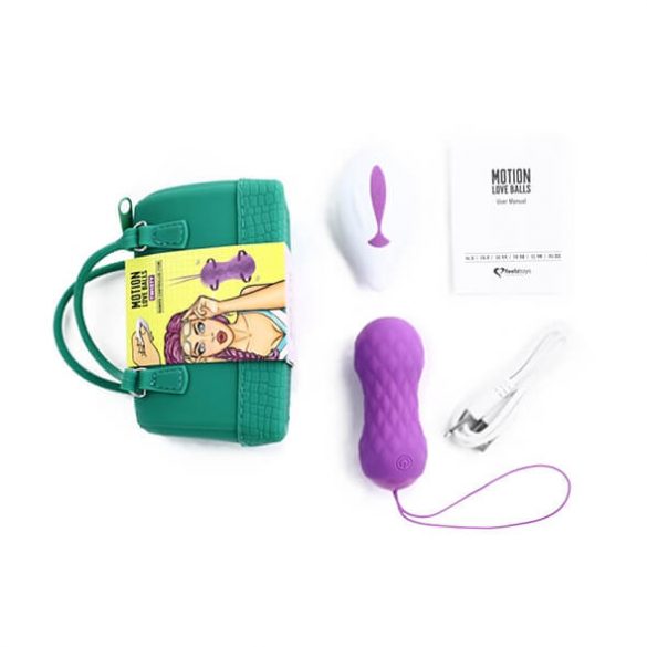 FEELZTOYS Twisty - Wireless, Waterproof, Rotating Vibrating Egg (Purple) 