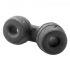 SilaSkin Cock Ring and Ball Stretcher (Black) 