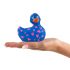 My Duckie Romance 2.0 - Waterproof Clitoral Vibrator (Blue-Pink) 