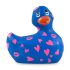 My Duckie Romance 2.0 - Waterproof Clitoral Vibrator (Blue-Pink) 