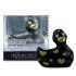 Duckie Romance 2.0 - Waterproof Clitoral Vibrator (Black-Gold) 