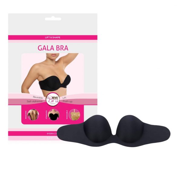 Hidden Push-up Bra - Bye Bra Gala C (Black) 