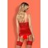 Obsessive Lovica - Lace Garter Top and Thong (Red) 