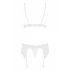 Obsessive 810-SEG-2 - Lace Lingerie Set (White) 