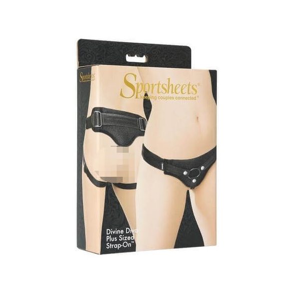 Sportsheets Plus Size - Attachable Bottom Products (Black) 