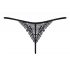 Obsessive Intensa - Strappy Lace Thong (Black) 