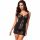 Obsessive Heartina - Nightwear with Thong (Black) 