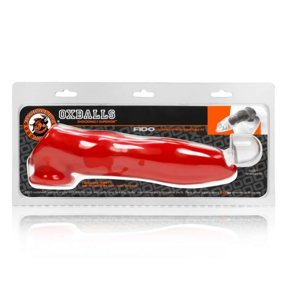 OXBALLS Fido - penis sheath (red) 