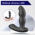 Aixiasia Hiross - Rechargeable, radio controlled rotary anal vibrator (black)