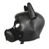 Ida Leather - Closed Dog Mask (Black) 