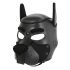 Ida Leather - Closed Dog Mask (Black) 