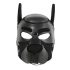 Ida Leather - Closed Dog Mask (Black) 